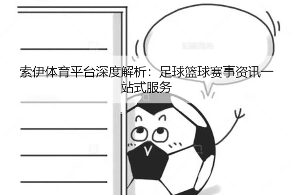 索伊体育平台深度解析：足球篮球赛事资讯一站式服务
